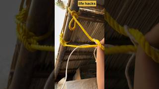 Untying a knot method trending diy lifehacks lifehacks [upl. by Ogait763]