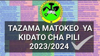 Necta Matokeo ya Kidato cha PILI 20232024 FTNA RESULTS [upl. by Akemor]