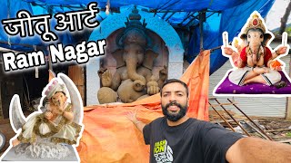 जीतू आर्ट रामनगर  Jitu Arts Ram Nagar Bhilai  Ganesh Murti 2024  Sunny paji 07 [upl. by Anrahs]