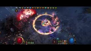 PoE 325 Settlers  Righteous Fire Chieftain OneButton Build with Svalinn  Random Map Showcase [upl. by Herschel]