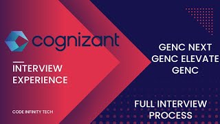 Cognizant Interview experience  CTS Genc Next Genc Elevate interview process  Full Process [upl. by Seroka]