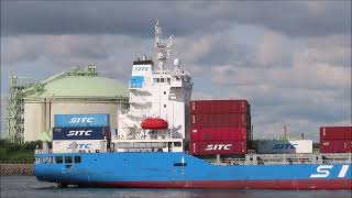 SITC SENDAI コンテナ船Container Ship [upl. by Lyontine]