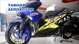 Yamaha Aerox 155cc R MesinVVA MODIFIKASI BODY DEALER [upl. by Avilla]