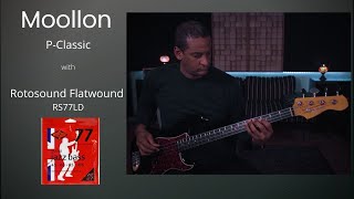 Moollon PClassic  Rotosound Flatwound RS77LD moollonpclassic rotosound pbass [upl. by Genesa]