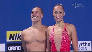 USA wins first Mixed Synchro Swim Champs  Universal Sports [upl. by Zacharia481]