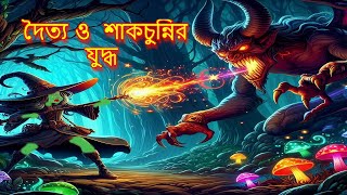 শাকচুন্নির যুদ্ধ shakcunnir juddho bangla cartoon video rupkotha golpo jhuli [upl. by Sairu]