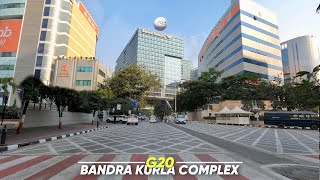 Makeover Of Bandra Kurla Complex Mumbai for G20 Summit 2023  4K Tour [upl. by Seebeck]