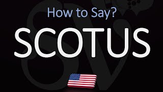 How to Pronounce SCOTUS CORRECTLY Meaning amp Pronunciation [upl. by Angi859]