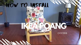 ✨ Easy IKEA POANG hack  Rockin Cushions [upl. by Radu]