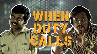 When Duty Calls  Abish Mathew feat Naveen Richard  Sketch Comedy [upl. by Uriisa]