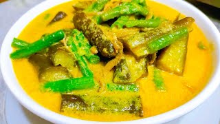 Resep Sayur Lodeh Terong Dan Kacang Panjang Yang Maknyus Dan Mudah Cara Buatnya [upl. by Asseral]