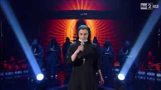 The Voice IT  Serie 2  Live 1  Suor Cristina Scuccia canta quotWhat a feelingquot [upl. by Sugden985]