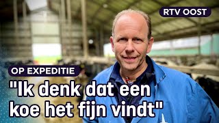 Boer Rinus insemineert honderd koeien per dag  RTV Oost [upl. by Natsirt458]