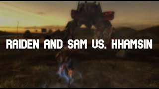 Raiden and Sam vs Khamsin No Damage Revengeance [upl. by Tower]