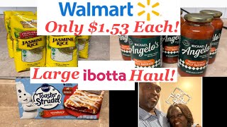 LARGE WALMART COUPON IBOTTA HAUL THIS WEEK PEPPER PANTRY ITEMS LARGE FAMILY OF 9 STOCK UP [upl. by Roana177]