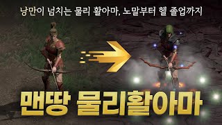 맨땅 물리 활아마 노말에서 헬 졸업까지 육성 하이라이트 래더6기0 [upl. by Efal]