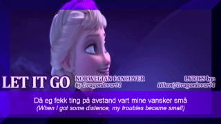 Norwegian Fancover  Frozen  Let it Go  FanLyrics Nynorsk [upl. by Bluh]