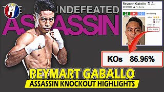 Reymart Gaballo  Top Knockout Highlights  Undefeated Assassin 2021 [upl. by Kapeed519]