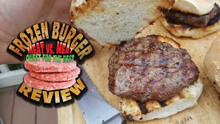 Frozen Burger Patty Review Original Brooklyn Steakhouse Burger  da PA vlog [upl. by Assil]