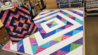 Beginner to WINNER DONNAS BEST FIRST QUILT FOR BEGINNERS quotIts Only Trianglesquot Pattern [upl. by Rumpf]