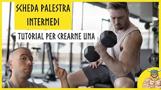 Scheda palestra intermedio su 34 giorni a settimana  Guida [upl. by Dranal360]