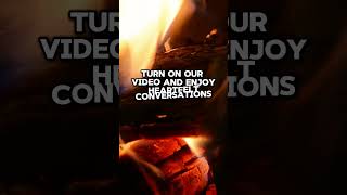 Cozy Fireside Chats Warm Conversations and Crackling Flames 2024 [upl. by Ahsac]