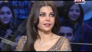 Haifa Wahbe on MTV Lebanon ARABIC Part 1 [upl. by Sessilu]