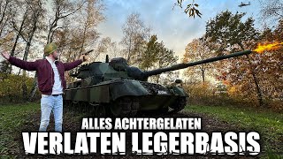 TANK GEVONDEN OP VERLATEN LEGERBASIS WAAR ALLES IS ACHTERGELATEN [upl. by Aznaed459]