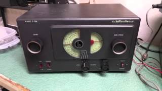 Hallicrafters S38A Tabletop Shortwave Radio Receiver [upl. by Dailey227]