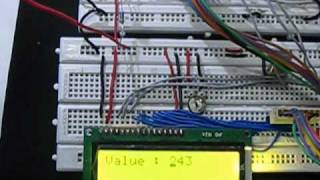 Interfacing ADC0808 with LDR using 8051 Microcontroller Interrupt Clock [upl. by Atiz]