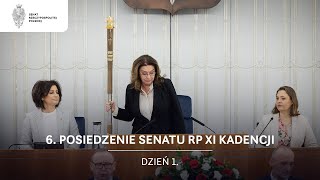 6 posiedzenie Senatu RP XI kadencji Dzień 1 [upl. by Nagle]