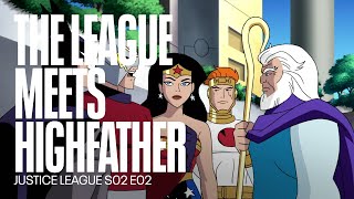 The League meets Highfather  Justice League [upl. by Akined]