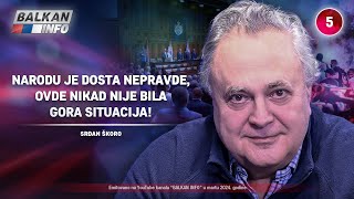 INTERVJU Srđan Škoro  Narodu je dosta nepravde ovde nikad nije bila gora situacija 1832024 [upl. by Apostles637]