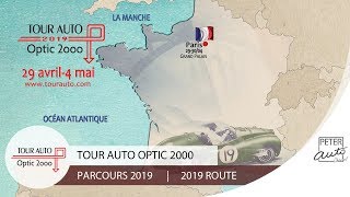 Parcours 2019 Tour Auto Optic 2000 [upl. by Nrublim]