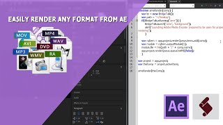 ExtendScript Tutorial Easily Render Any Format from AE [upl. by Kwarteng821]