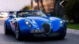 Stunning Blue Wiesmann GT MF5  DMC 430 Scuderia amp Gallardo Sound  1080p HD [upl. by Rennoc]