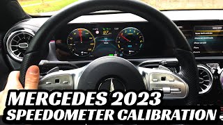 Mercedes Speedometer Calibration 2023 [upl. by Amaj]