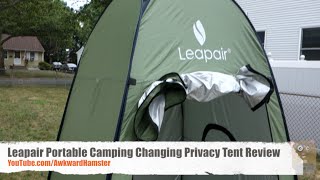 Leapair Portable Camping Changing Privacy Tent Review [upl. by Fuhrman802]