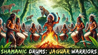 Shamanic Drums For Energetic Breathwork amp Movement to Raise Your Vibration Aztec Jaguar Warriors [upl. by Elurd597]