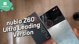 nubia Z60 Ultra Leading Version  Unboxing en español [upl. by Aslehc238]