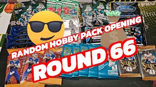 Random Football Card Hobby Pack Opening Round 66 🏈 [upl. by Anim]