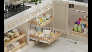 How to install 2 Tier Pull Out Cabinet Organizer [upl. by Kcirdle]