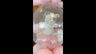 Peluche dentro de un globo Englobado de regalos [upl. by Danita289]