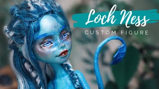 LOCH NESS CUSTOM FIGURE🌊  Doll Repaint  etellan [upl. by Lenna]