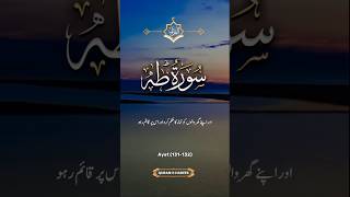 Surah Taha Ayat no 131132 youtubeshort quran [upl. by Ervine]