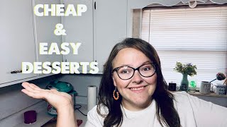 EASY amp CHEAP DELICIOUS DESSERTS  FRUGAL LIVING WITH SOUTHERN FRUGAL MOMMA [upl. by Acinorev]