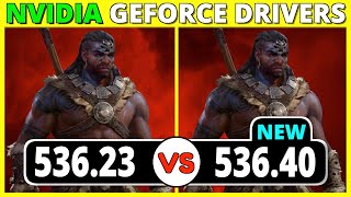 NVIDIA drivers 53623 vs 53640  Test in 9 Games  RTX 3080  5800X3D  Best driver 2023  1440p [upl. by Hanson]