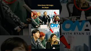 Jhope staring at interviewer girl 😎😉 pls like amp sub btsshorts shorts btsedits btsforever [upl. by Alethia]