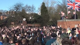 Ashbourne Shrovetide Football Weds 10th 2016  Part 2 [upl. by Ceporah]