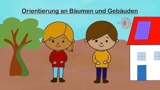 Lernvideo 3 Orientierung an Bäumen und Gebäuden  HSU Grundschule [upl. by Myriam526]